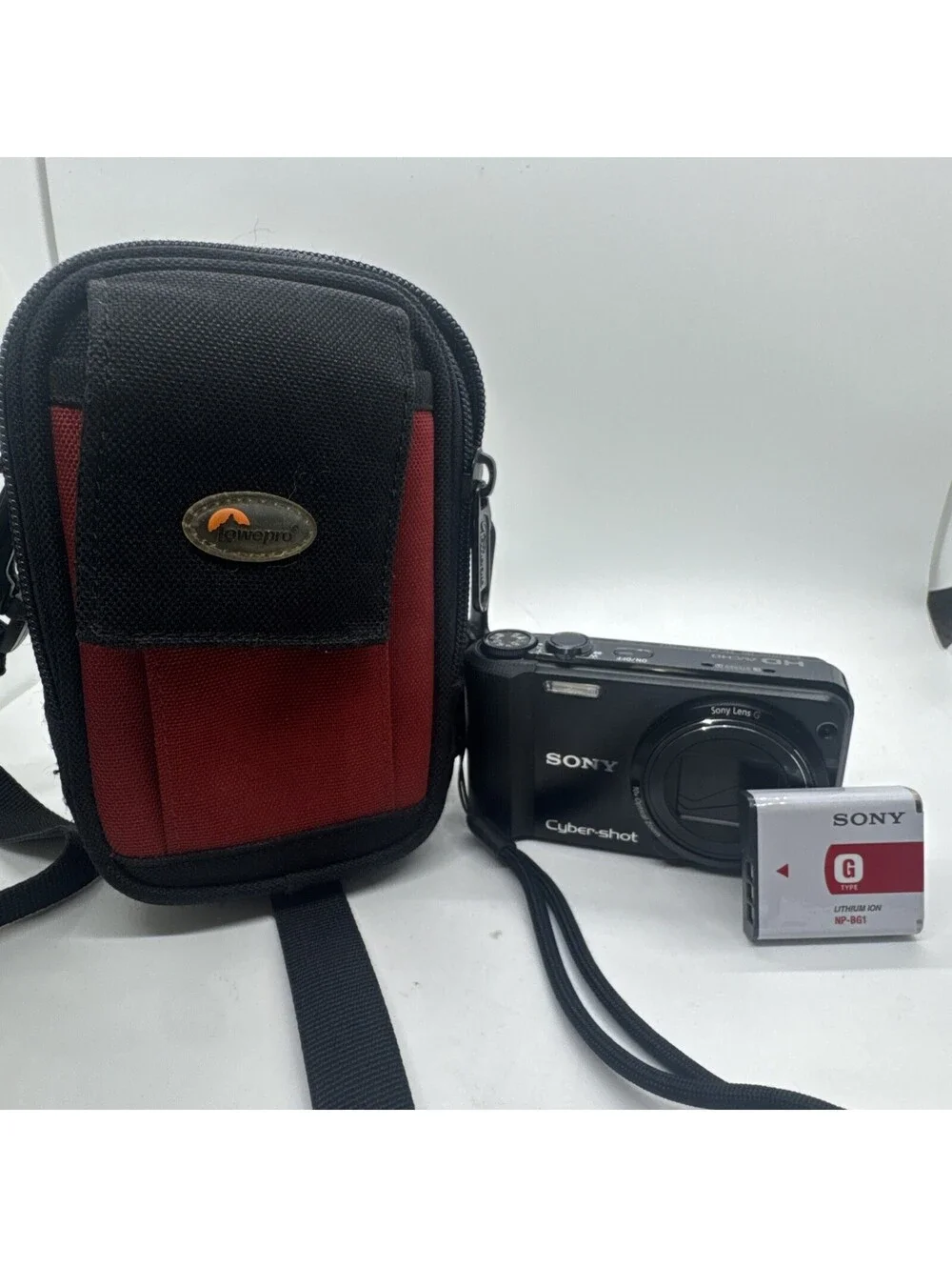Sony Cyber-shot DSC-HX7V Exmor R 16.2MP Digital Camera w/Battery Case Works